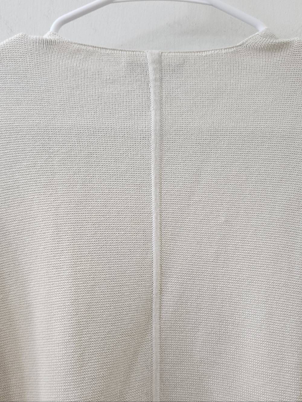 Eileen Fisher Open Front Knit Cardigan in Light Gray - Picture 7 of 7